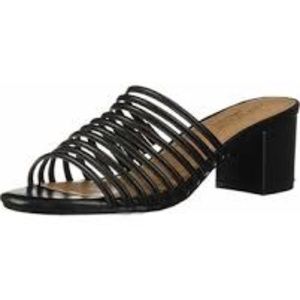 Aerosoles MID Afternoon Heeled Sandal, Black, Sz 8
